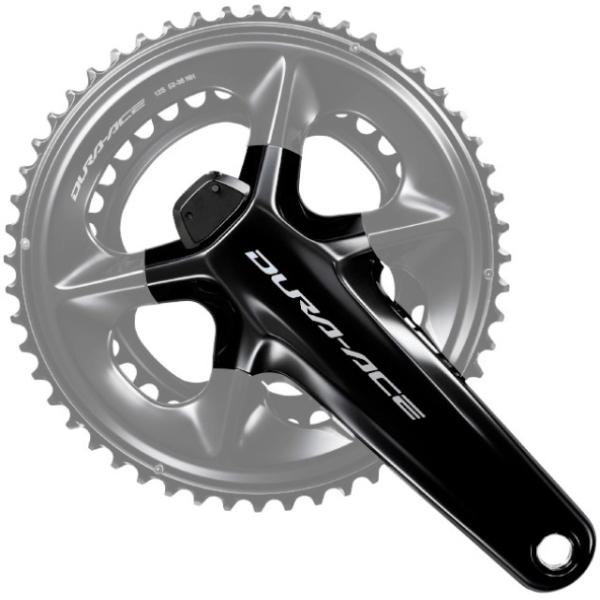 Shimano Dura Ace Kurbel POWER METER 12-f 175mm FC-R9200PEXXA sans KETTENBLATT  Schwarz 2x12 Fach, 175 mm