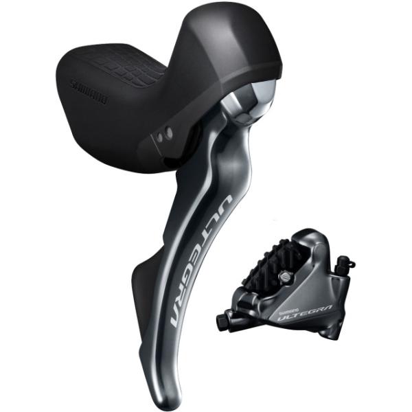 Shimano Ultegra DISC Brake Set HR 1700mm R-8020DRRDSC170A Flat Mount mit BR-R8070  Schwarz 1700 mm