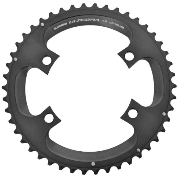 Shimano Ultegra Kettenblatt 11-f 46Z Y-1W8 98010 FC-R8000  Schwarz 46 Z&auml;hne