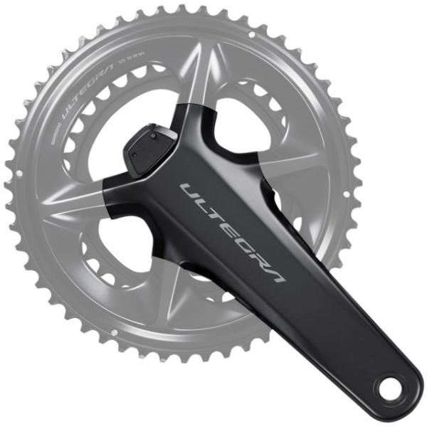 Shimano Ultegra Kurbel POWER METER 12-f 170mm FC-R8100PCXXA sans KETTENBLATT  Schwarz 2x12 Fach, 170 mm