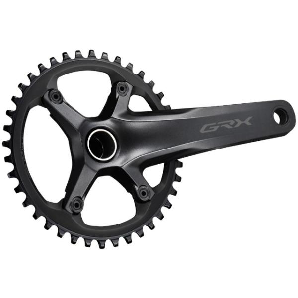 Shimano GRX600 Kurbel 11-f 172.5mm 40Z FC-RX600111DXB0 50.1mm  Schwarz 1x11 Fach, 172.5 mm