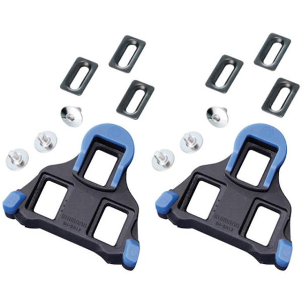 Shimano Dura Ace/Ultegra Schuhplatten SPD-SL SM-SH12 beweglich 2&deg; hellblau  Blau