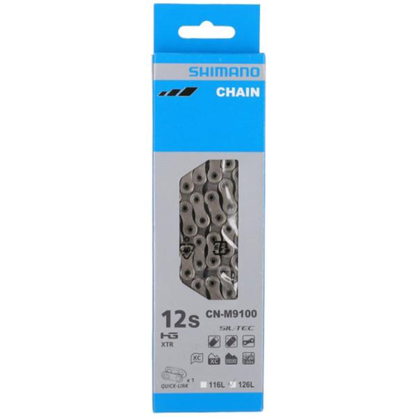 Shimano Dura Ace/XTR Kette 12-f CN-M9100126Q  Silber 126 Glieder