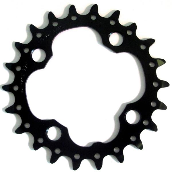 Shimano SLX/LX Kettenblatt 9-f 22Z Y-1KF 22000 FC-M660/FC-M677/FC-M530  Schwarz 22 Z&auml;hne