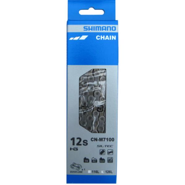 Shimano SLX/105 Kette 12-f CN-M7100116Q  Silber 116 Glieder