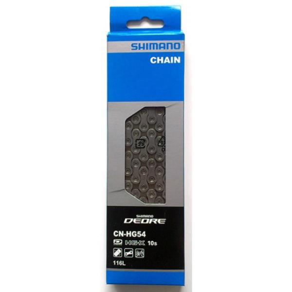 Shimano Deore Kette 10-f CN-HG54116  Silber 116 Glieder