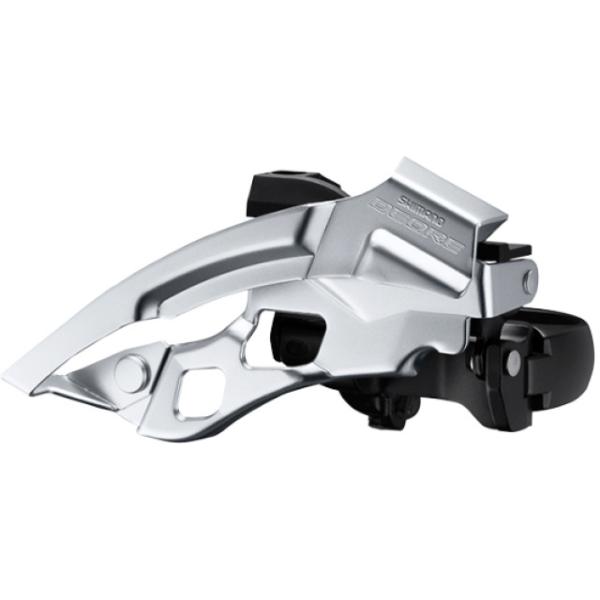 Shimano Deore Trekking Umwerfer 10-f 31.8/34.9mm FD-T6000L6XL Top-Swing  Silber;Schwarz 3x10 Fach