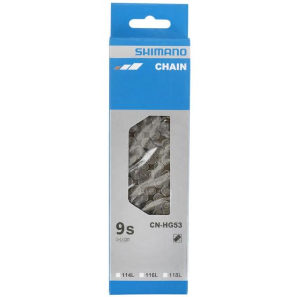 Shimano Tiagra/Deore/Alivio Kette 9-f CN-HG53C114I  Silber 114 Glieder