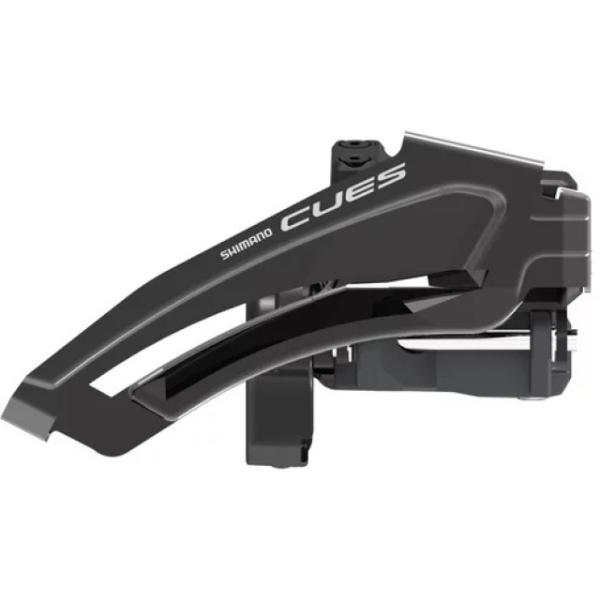 Shimano CUES U8000 Umwerfer 10/11-f 34.9/31.8mm FD-U8010LX3 Top-Swing Linkglide  Schwarz 2x10;2x11 Fach