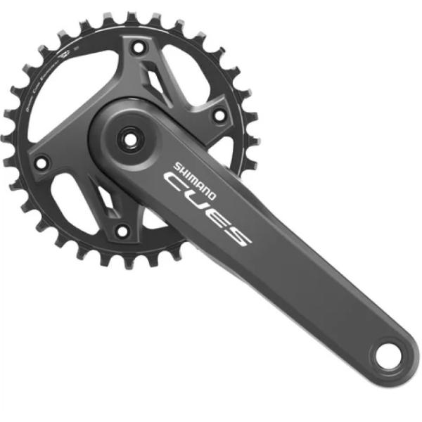 Shimano CUES U6000 Kurbel 9/10/11-f 175mm 22/36 FC-U60002EX62 Linkglide  Schwarz 2x9;2x10;2x11 Fach, 175 mm