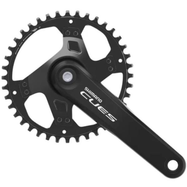 Shimano CUES U4000 Kurbel 9/10/11-f 175mm 40Z FC-U40001 Linkglide  Schwarz 1x9;1x10;1x11 Fach, 175 mm