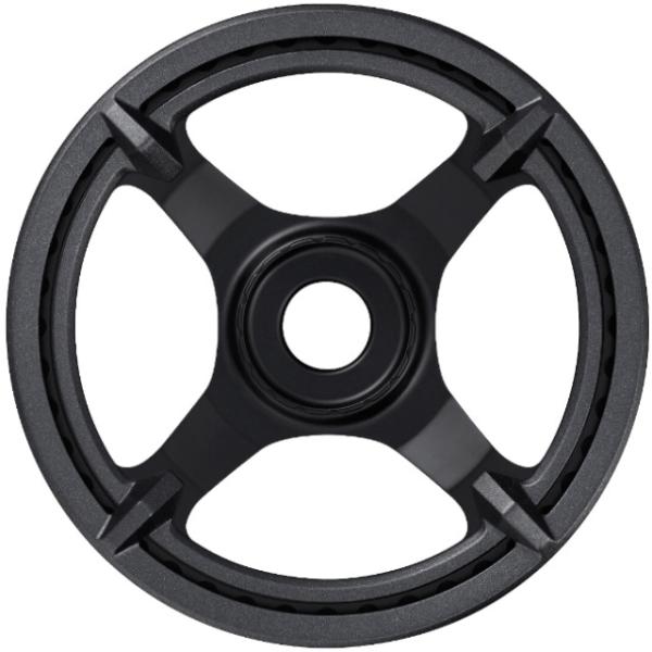 Shimano STePS Kettenblatt 38Z mit Doppelf&uuml;hrung schwarz SM-CRE61A8DG UNVERPACKT  Schwarz 38 Z&auml;hne