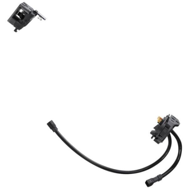 Shimano STePS Akku Halter CX Rahmen intern Kabel 250mm BM-E80301A mit Schlossaufnahme un  Schwarz