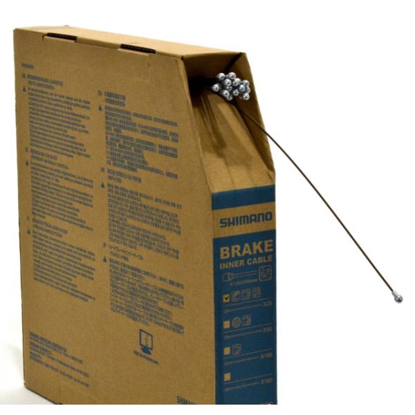 Shimano Dura Ace Bremsz&uuml;ge POLYMER 16x2000mm Y-8YZ 98051 Karton 20Z&uuml;ge  Silber 2000 mm