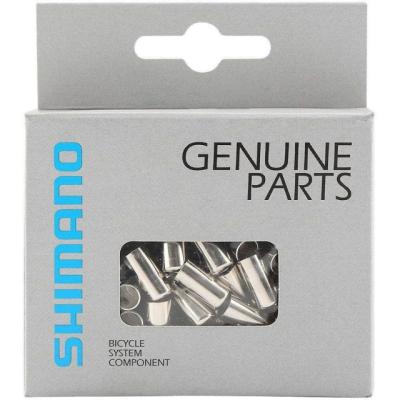 Shimano Endh&uuml;lse SLR Bremsaussenh&uuml;lle 5mm Y-60B 98010 Karton &agrave; 100 Stk.  Silber Produktbild 1