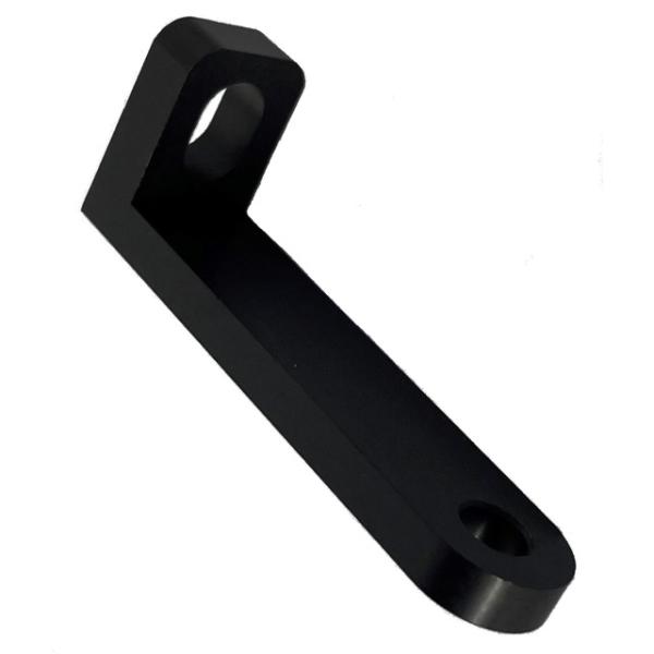 Price Lichthalterung Bremsaufnahme Postmount schwarz matt eloxiert  Schwarz