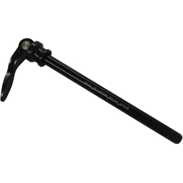 Price Steckachse 12mm QR HR M12x1.5 Gewinde 147mm Aero/Enurance/Gravel Rahmen  Schwarz 142 mm