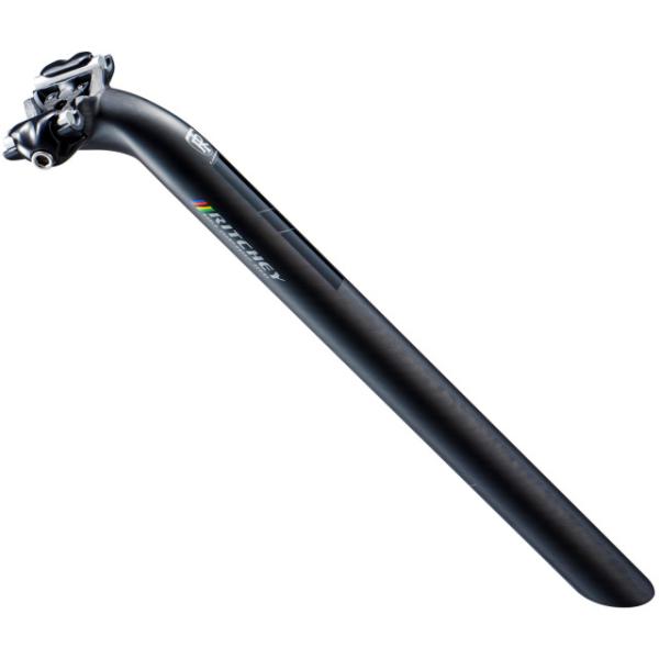 Ritchey Sattelst&uuml;tze WCS Carbon 31.6mm UD Carbon matt 25mm Setback Single Bolt 400mm  Schwarz 400 mm