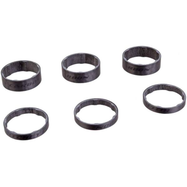 Ritchey Steuersatz Spacer WCS Carbon Set mit 3x5mm + 3x10mm matte DU carbon finish   5/10 mm