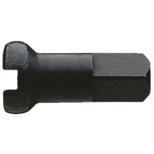 DT Swiss Nippel Alu 12mm schwarz 2.0mm 100 Stk.  Schwarz 12 mm