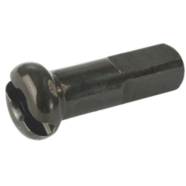 DT Swiss Pro Lock Nippel Messing 12mm schwarz 2.0mm 100 Stk.  Schwarz 12 mm