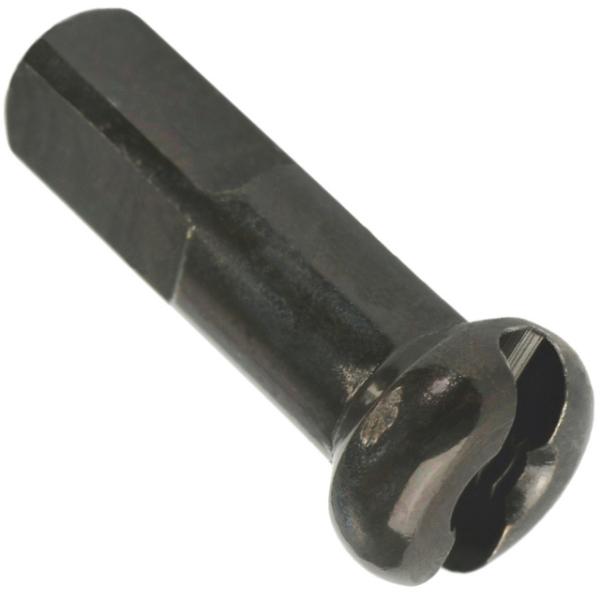DT Swiss Pro Lock Nippel Alu 12mm schwarz 2.0mm 100 Stk.  Schwarz 12 mm