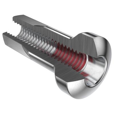 DT Swiss Hidden Nippel Pro Lock Alu 12mm silber 2.0mm 100 Stk.  Silber 12 mm Produktbild 1