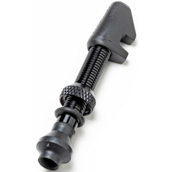 DT Swiss Tubeless Ventil Alu Cyl Nut 18-25mm 1 Stk. schwarz  Schwarz 18-25 mm