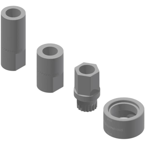 DT Swiss Naben Toolkit Set Hinterrad 180/240 EXP 4 Teilig  Silber