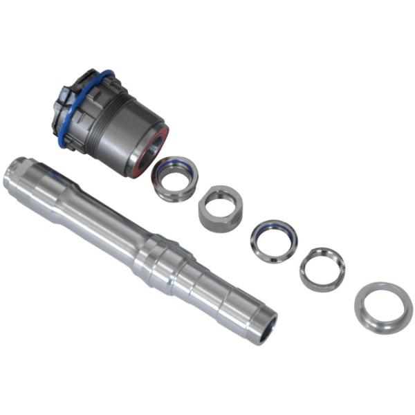 Fulcrum Achseinheit mit Leerlaufk&ouml;rper XD RM9-XD NUR f&uuml;r Red Metal XRP 6-Loch  Silber