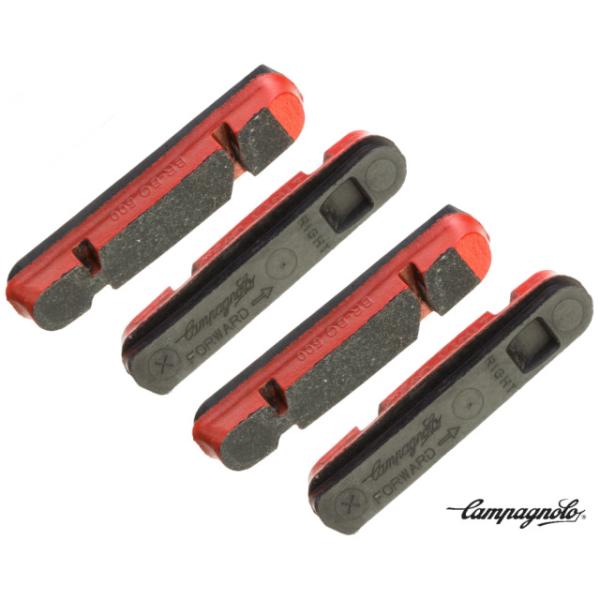 Fulcrum Bremsgummi f&uuml;r Felgen CARBON Campa Bremsen BR-BO500 Karton &agrave; 2 Paar rot  Rot Schwarz