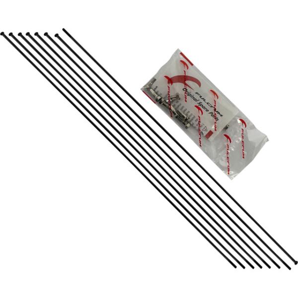 Fulcrum Speichen E-Metal 700 29 EM7-004 307mm (8St.)  Schwarz 307 mm