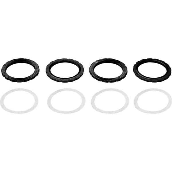 Fulcrum AFS Abschulssring+Beilagscheibe (4St.) 4-M1-101B (center-lock)  Schwarz