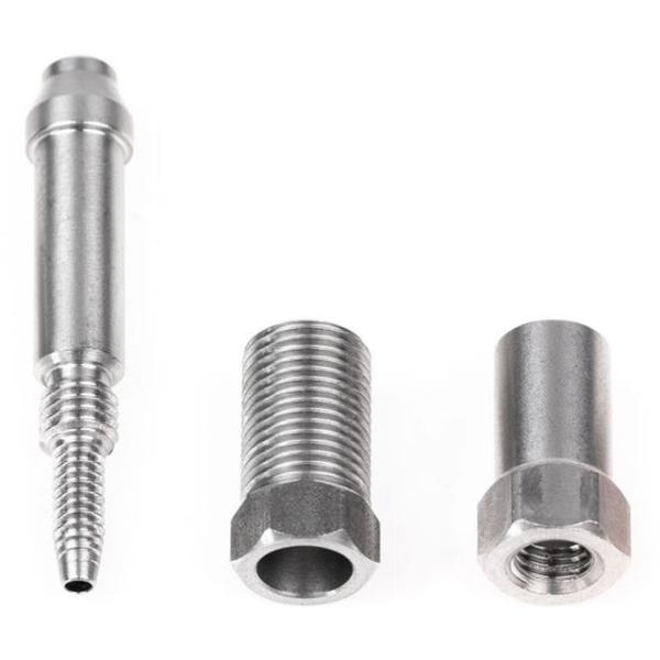 Trickstuff Goodridge Leitungsanschluss M8x075 gerade drehbar F&uuml;r 5mm Goodridge-Leitung (raw  Silber