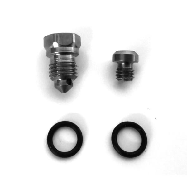 Trickstuff Entl&uuml;ftungsventil f&uuml;r C21/C22 1x Entl&uuml;ftungsventil2x O-Ring 1x M4Entl&uuml;ftungsvent  Schwarz