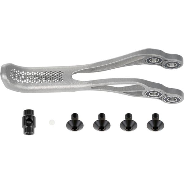 Trickstuff Bremshebel Piccola Titan links schwarze Schrauben  Raw schwarze Schrauben