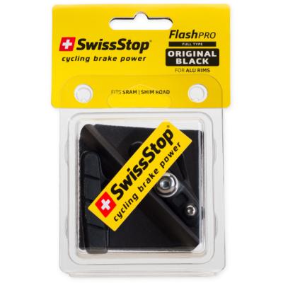 SwissStop Bremsschuh Full FlashPro Alu 1 Paar/Original Black/Shimano/SRAM Road  Original Black Produktbild 1