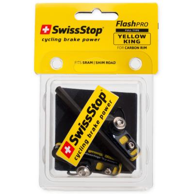 SwissStop Bremsschuh Full FlashPro Carbon 1 Paar/Yellow King/Shimano/SRAM Road  Yellow King Produktbild 1