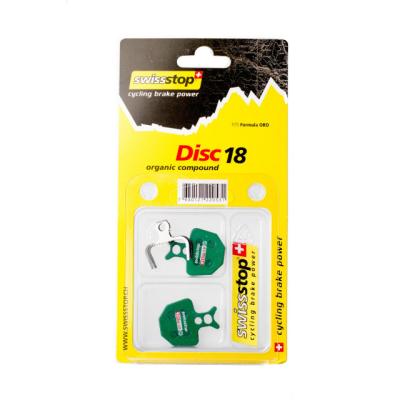 SwissStop Bremsbelag Disc 18 C 1 Paar/Formula  Gr&uuml;n Braun Produktbild 1