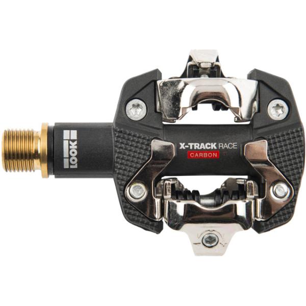 Look Pedal X-Track Race Carbon Ti inkl. Cleats  Schwarz