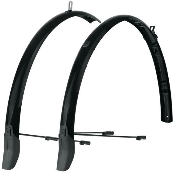 SKS Schutzblech-Set Adventure Race schwarz matt 28" 45mm  Schwarzmatt 28 Zoll
