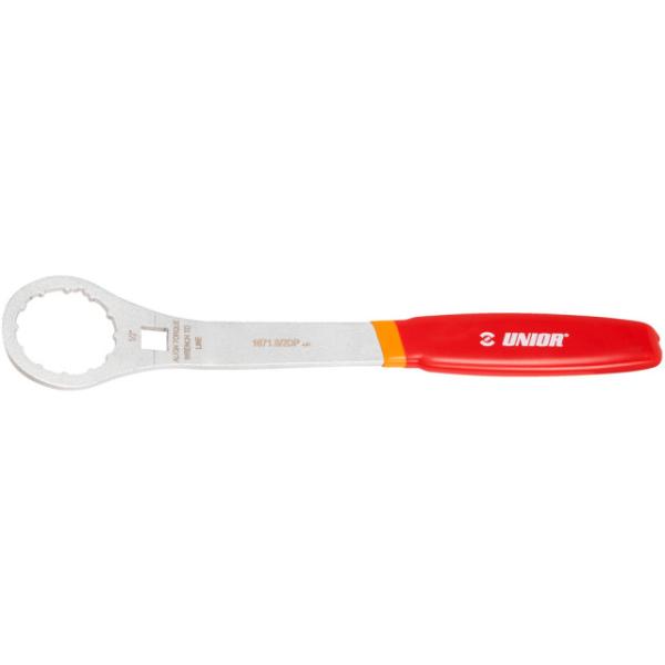 Unior Innenlagerschl&uuml;ssel f&uuml;r PraxisWorks 12 Notch  Silber, Orange