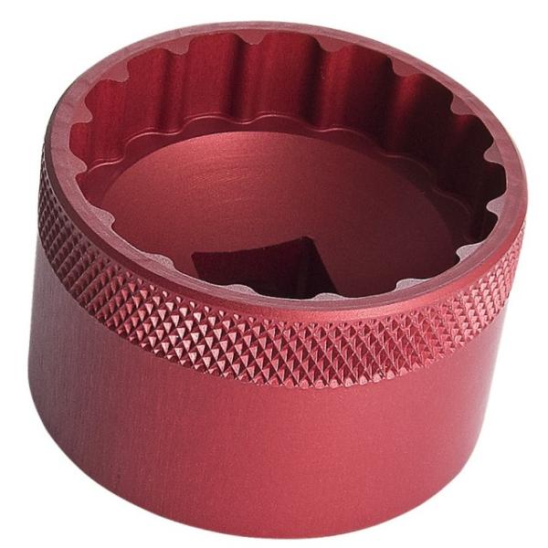 Unior Tretlager Steckschl&uuml;ssel BBR60/BBMT800  Rot 47 mm