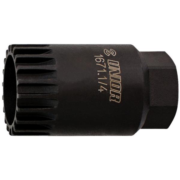 Unior Innenlagerschl&uuml;ssel f&uuml;r Shimano  Schwarz 52.3 mm