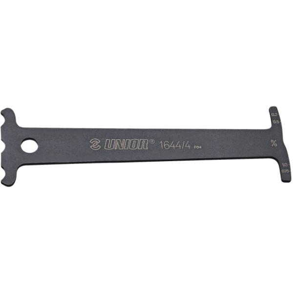 Unior Kettenverschleisslehre Standard  Schwarz 122 mm