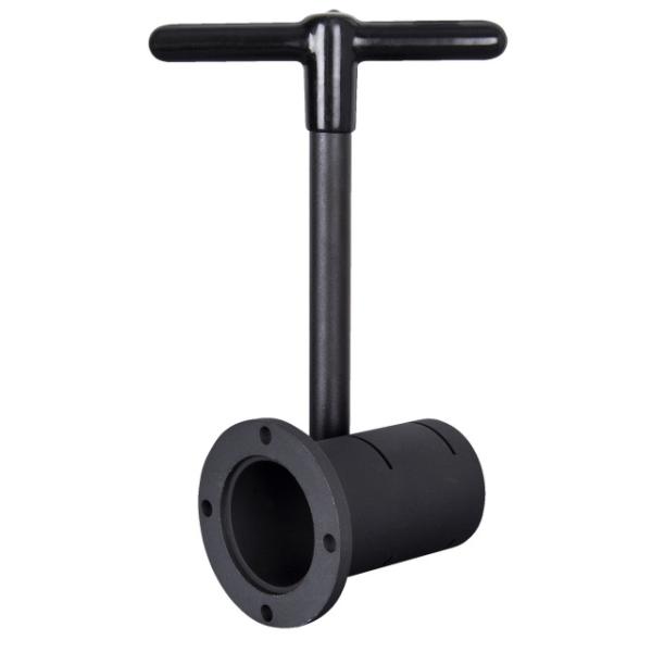 Unior Klemmhalterung mit Griff f&uuml;r Spannfutter Passt auf elektrischen Werkstattst&auml;nder  Schwarz