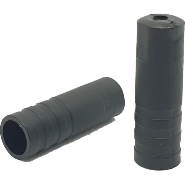 Capgo Schalth&uuml;llen Endkappe BL 4mm Plastik, Karton &agrave; 100pcs  Schwarz