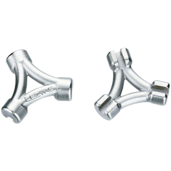 Lezyne Speichenschl&uuml;ssel 3 Way Spoke Wrench  Silber