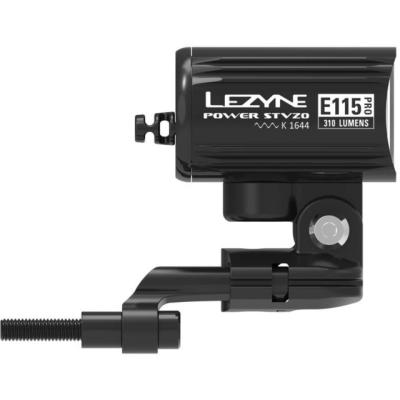 Lezyne Vorderlicht E-Bike Power STVZO Pro E115 Switch Black 115Lux, 310Lm, Fork/Stem Mo  Switch Black 310 Lumen Produktbild 1