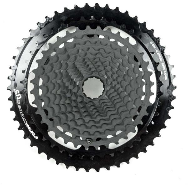 Ethirteen Kassette TRS Plus Cassette 9-50T 12-Speed SRAM XD driver only, fits Shimano & SR  Schwarz 9-50 Z&auml;hne